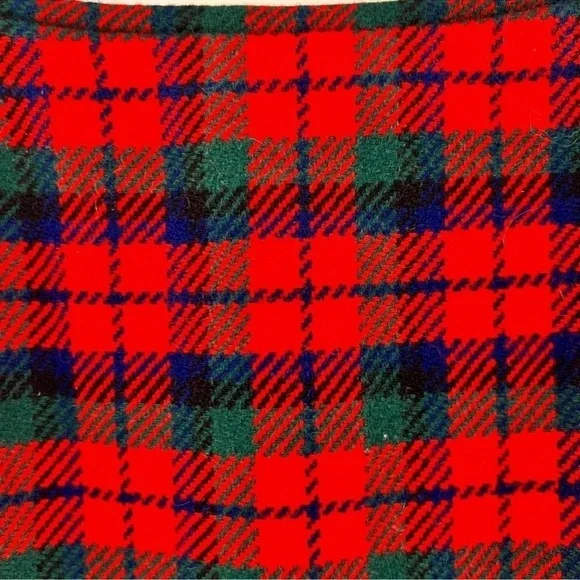 Pendleton Womens Wool Plaid Skirt Size 16 Red Black - Picture 4 of 6